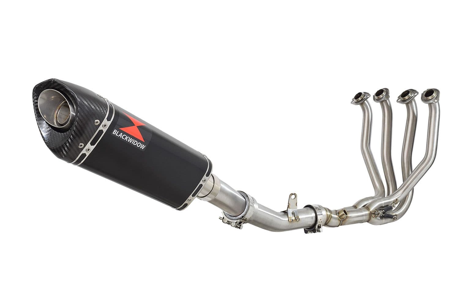 ZX6R ZX6R 20092023 Race DeCat Exhaust System 300mm Tri Oval Black