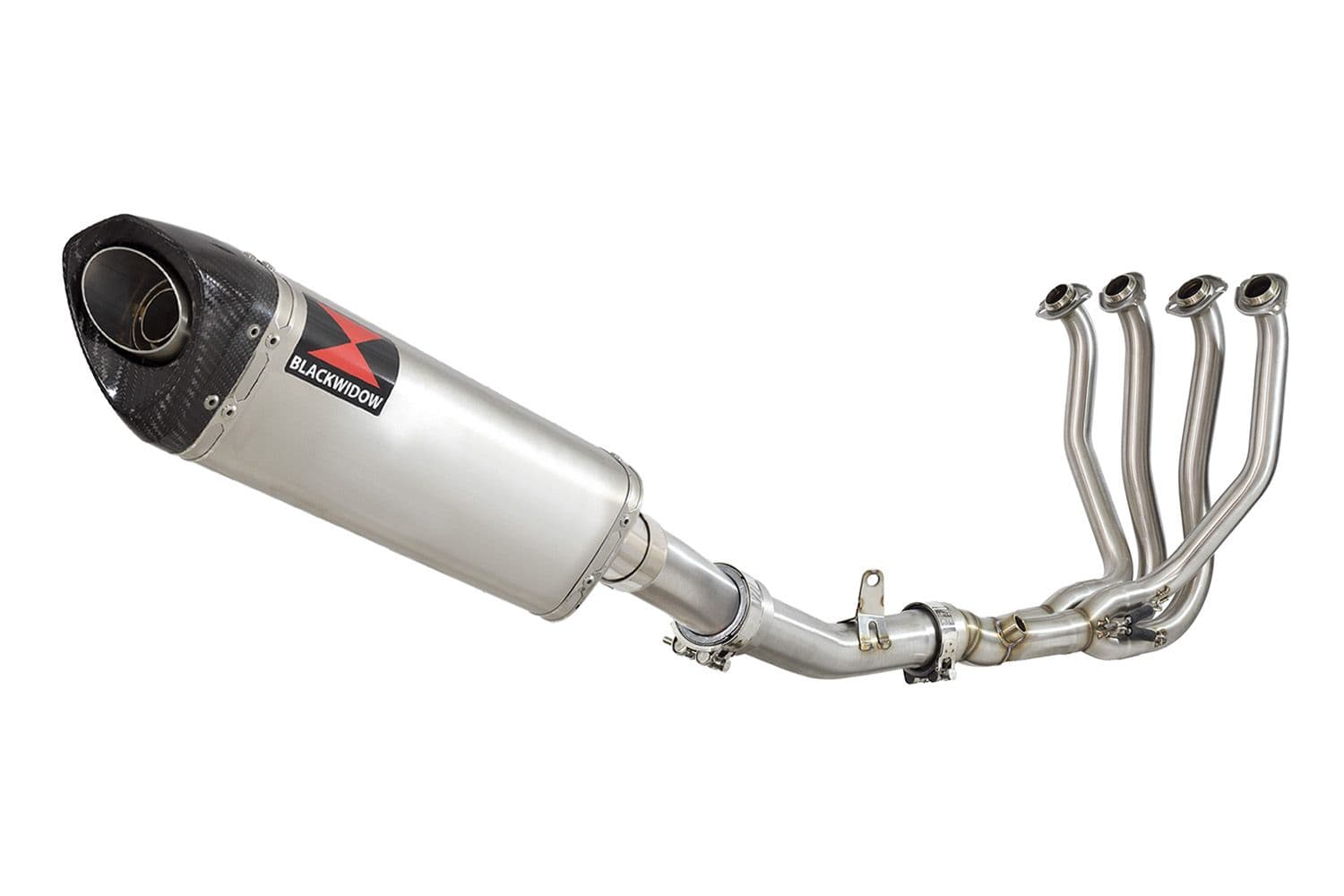 ZX6R ZX6R 20092023 Race DeCat Exhaust System 350mm Tri Oval Stainless Carbon Tip Silencer