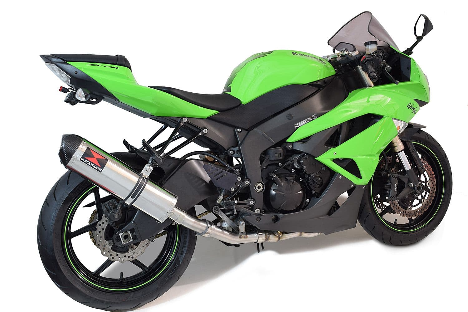 q_ns… ZX6R ZX-6R 2009-2023 Race De-Cat Exhaust System 400mm Oval