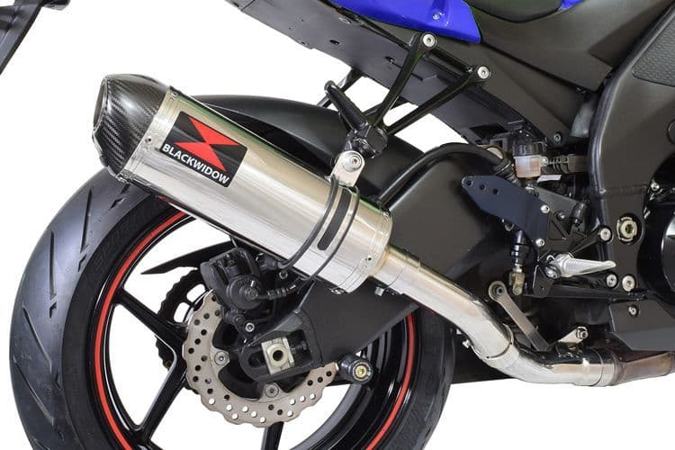 ZX6R ZX-6R 636 13-16 Exhaust De Cat Link Pipe & 300mm Oval