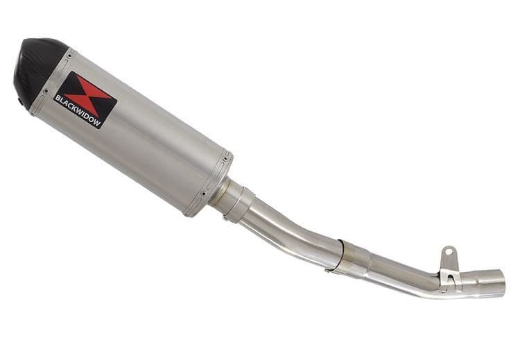 ZX6R ZX6R 636 1316 Exhaust De Cat Link Pipe & 300mm Oval Stainless