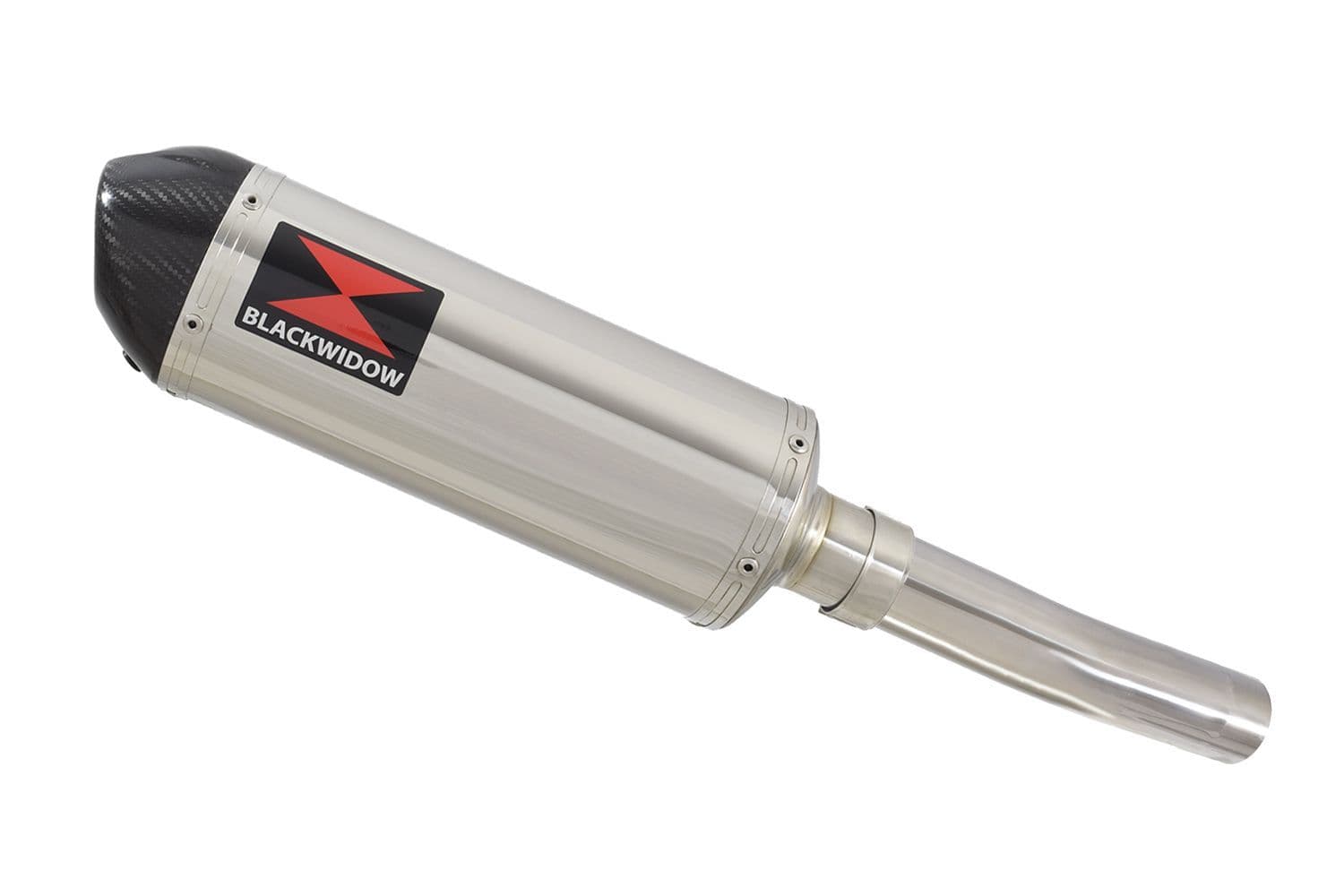 １３ ZX6R ZX-6R 636 13-16 Exhaust Silencer 300mm Oval Stainless Carbon Tip
