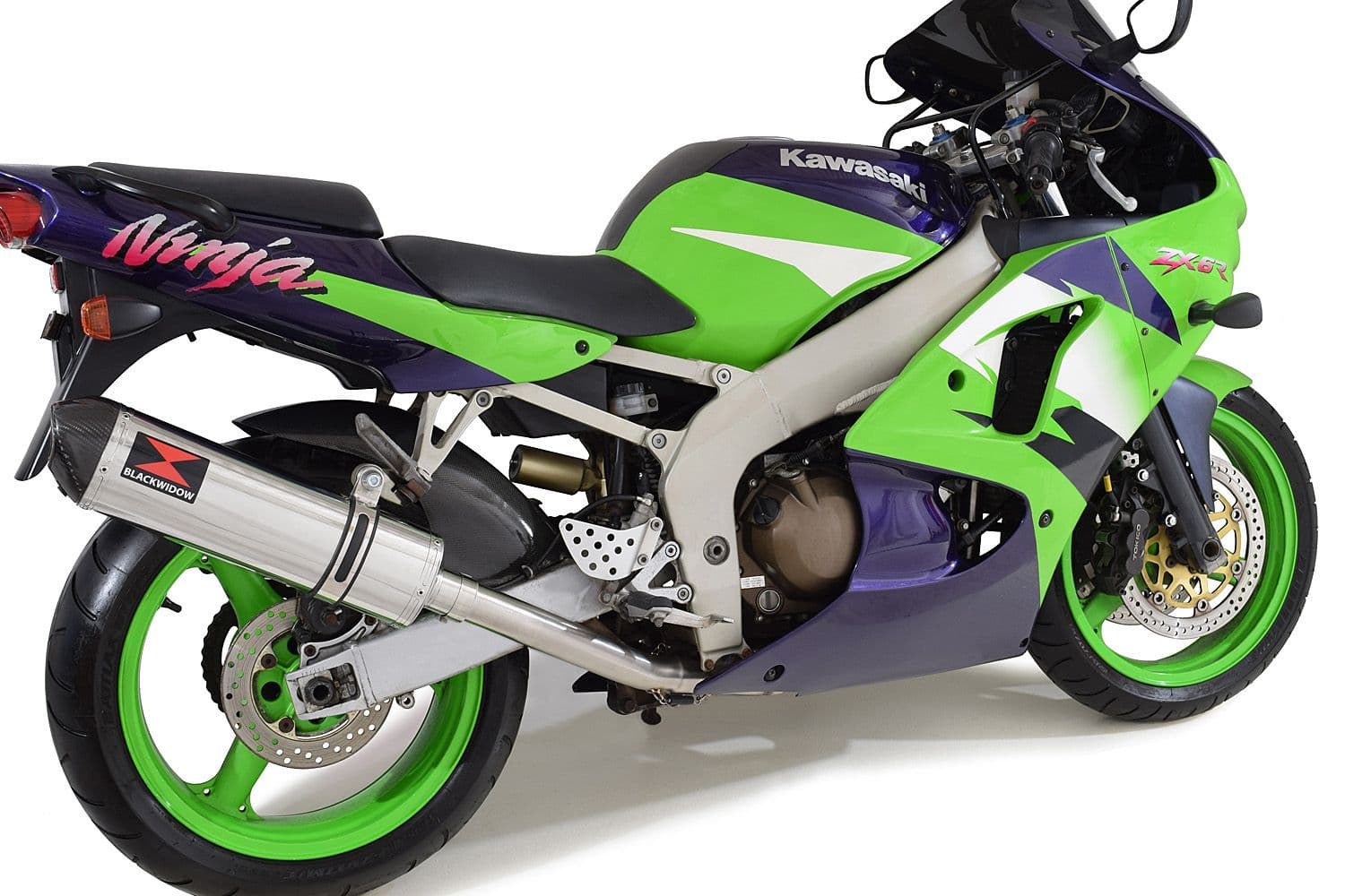 ZX6R ZX636A1P Ninja 95-02 F1-F3 G1 G2 J1 J2 Exhaust System Oval