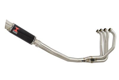 ZXR750 ZXR 750 J K L M 91-95 Exhaust System with 230mm GP Round Black Stainless Silencer
