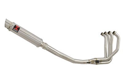 ZXR750 ZXR 750 J K L M 91-95 Exhaust System with 350mm GP Round Stainless Silencer