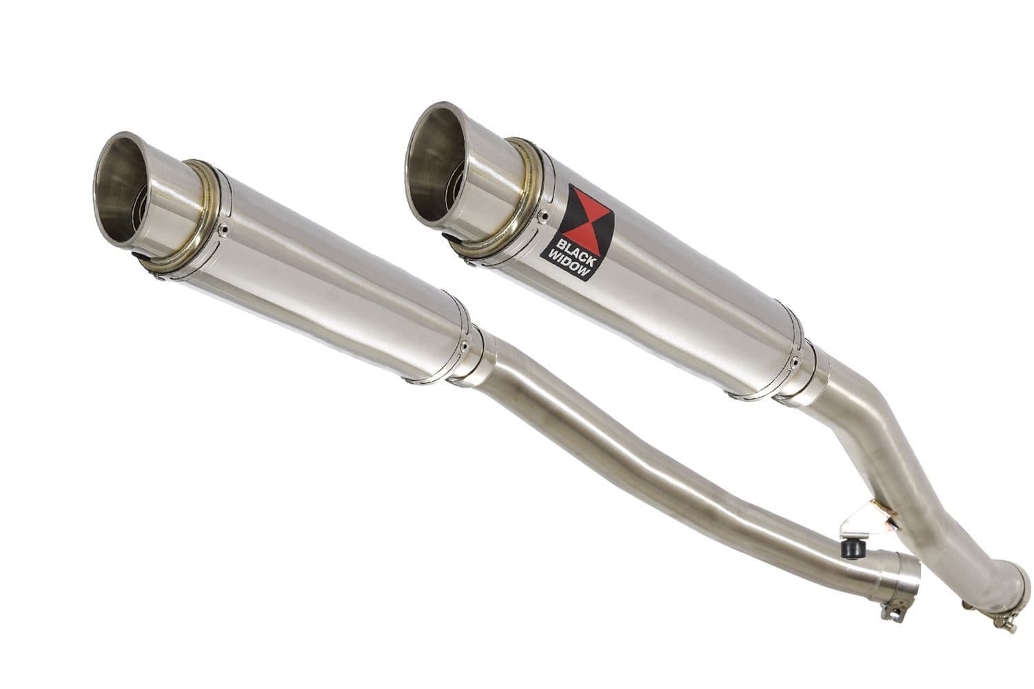 ZZR 1400 Ninja ZX14 06-07 4-2 Exhaust Silencers 350mm GP Round
