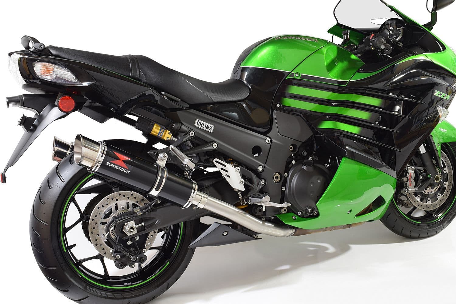 ZZR 1400 Ninja ZX14 2012 - 2025 4-2 Exhaust Silencers 360mm GP