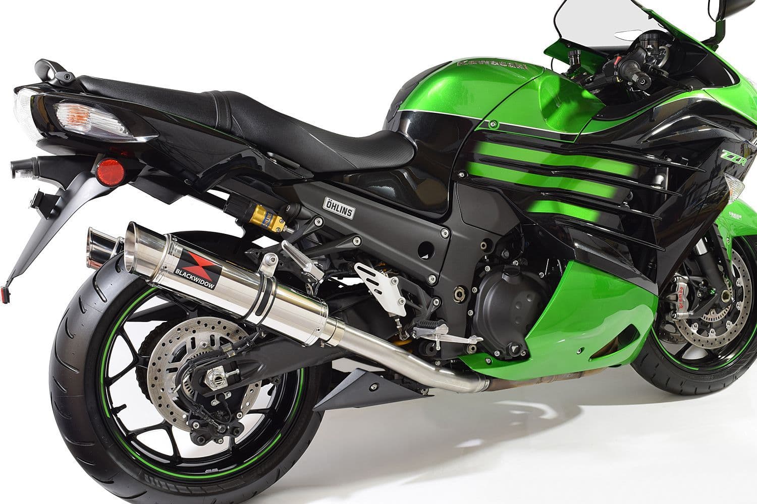 ZZR 1400 Ninja ZX14 2012 - 2025 4-2 Exhaust Silencers 360mm GP
