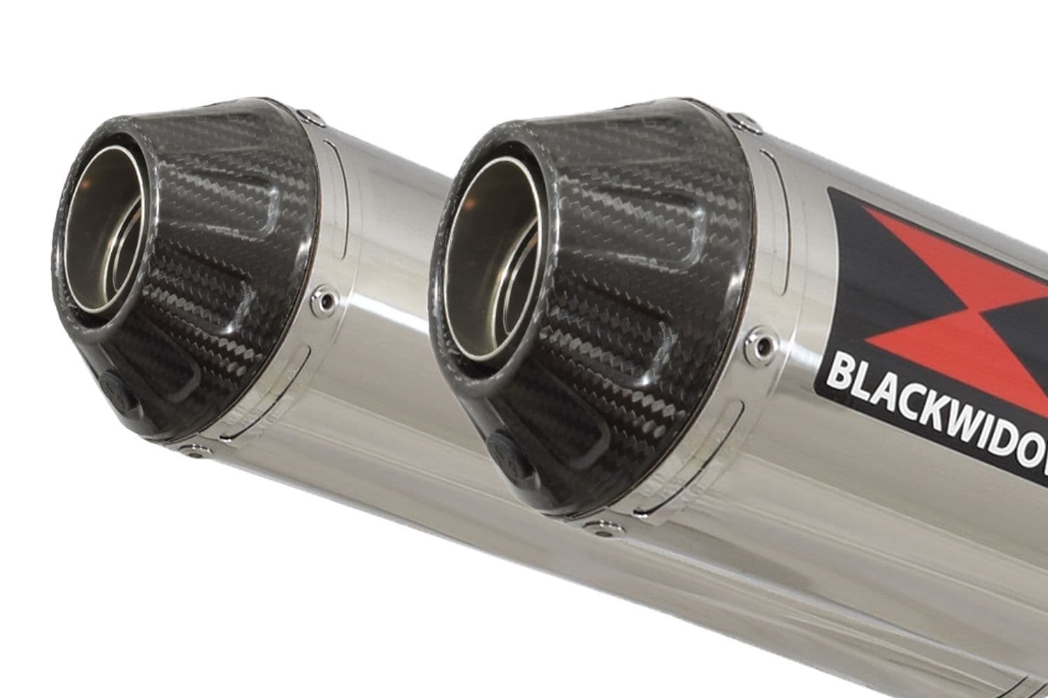 ZZR 1400 Ninja ZX14 2012 - 2025 4-2 Exhaust Silencers 370mm Round