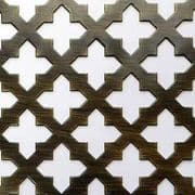 Antique Brass Grille 23mm Cross - Made to Order