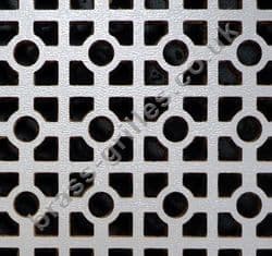 Ashford White Faced MDF Grille Decorative Screening Panel Sheet 1830mm x 610mm x 3mm