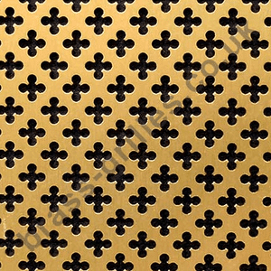 Canterbury 6mm Club Gold Anodised Aluminium Grille Sheet  1000mm x 660mm x 1mm