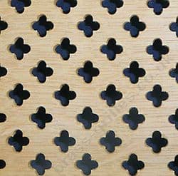 Club 10mm Oak Veneered MDF Grille Panel 1800mm x 600mm x 4mm