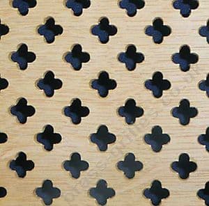 Club 10mm Oak Veneered MDF Grille Panel 1800mm x 600mm x 4mm