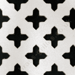 Cross Shape 18mm White Faced MDF  Screening Panel 1830mm x 610mm x 3mm