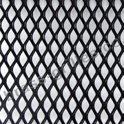 Expanded Steel Grille Mesh Black Powder Coated 1220mm x 914mm x 1mm