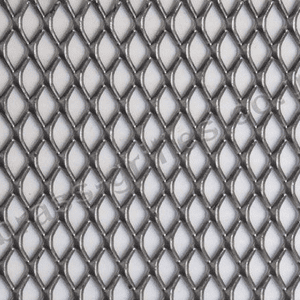 Expanded Steel Grille Mesh Silver Powder Coated 1220mm x 914mm x 1mm
