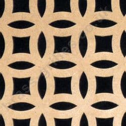 Farnham Circular Design Screening Panel Unfinished MDF Grille 1830mm x 610mm x 4mm