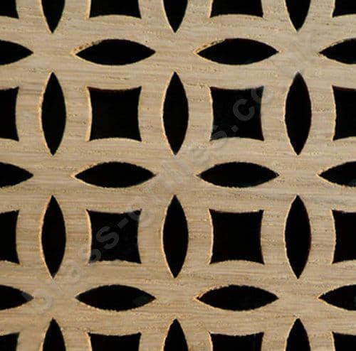 Farnham Oak Veneered MDF Grille Decorative Screening Panel 1800mm x ...