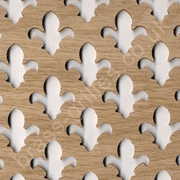Fleur De Lys 28mm Oak Veneered MDF Screening Panel 1800mm x 600mm x 4mm