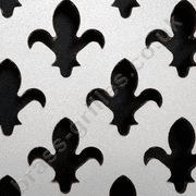 Fleur De Lys 28mm White Faced MDF Grille Screening Panel 1830mm x 610mm x 3mm