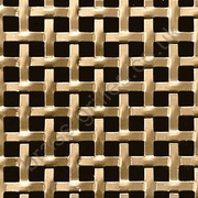 Interwoven Square Effect Bronze Grille Sheet Anodised Aluminium 1000mm x 660mm x 1.5mm