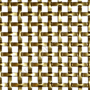 Interwoven Square Effect Gold Grille Anodised Aluminium Sheet 1000mm x 660mm x 1.5mm