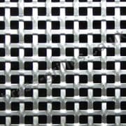 Interwoven Square Effect Silver Anodised Aluminium Grille Sheet 1000mm x 660mm x 1.5mm
