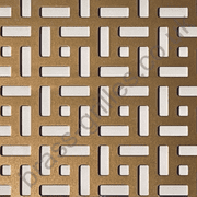 Maidstone Anodised Bronze Aluminium Grille Sheet  1000mm x 660mm x 1mm