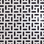 Maidstone White  Grille Sheet Powder Coated Aluminium 1000mm x 660mm x 1mm