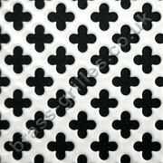 Medium Club 10mm White Steel Grille Sheet Powder Coated 1000mm x 660mm x 1mm
