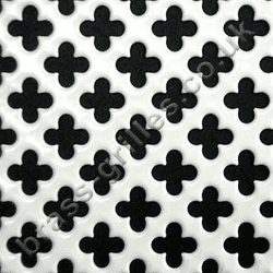 Medium Club 10mm White Steel Grille Sheet Powder Coated 1000mm x 660mm x 1mm