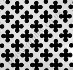 Medium Club 11mm White Aluminium Grille Sheet Powder Coated 1000mm x 660mm x 1mm