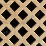 Nevada 10mm  Diamond Hole Oak Veneered MDF Screening Panel 1800mm x 600mm x 4mm