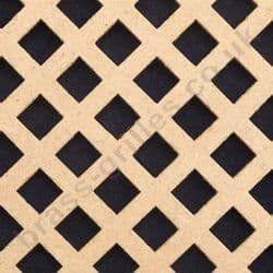 Nevada 10mm Diamond Hole Unfinished MDF  Screening Panel 1830mm x 610mm x 4mm