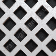 Nevada 10mm Diamond Hole White Faced MDF Grille Panel 1830mm x 610mm x 3mm