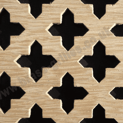 Oregon 28mm Cross Oak Veneered MDF Screening Panel 1800mm x 600mm x 4mm