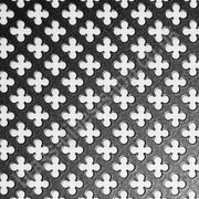 Small Club 6mm Black Grille Powder Coated Aluminium Sheet 1000mm x 660mm x 1mm