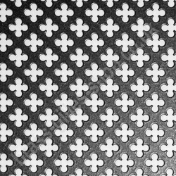 Small Club 6mm Black Grille Powder Coated Aluminium Sheet 1000mm x 660mm x 1mm