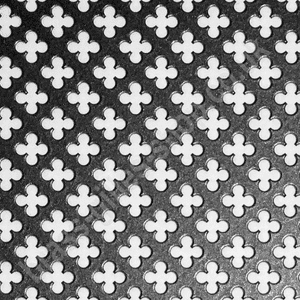 Small Club 6mm Black Grille Powder Coated Aluminium Sheet 1000mm x 660mm x 1mm