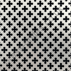 Small Club 6mm Silver Grille Sheet Anodised Aluminium 1000mm x 660mm x 1mm