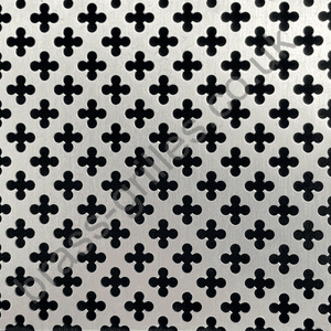 Small 6mm Club Silver Grille Sheet Anodised Aluminium 1000mm x 660mm x 1mm