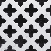 Small Cross 16mm White Powder Coated Steel Grille Sheet 1000mm x 660mm x 1 mm