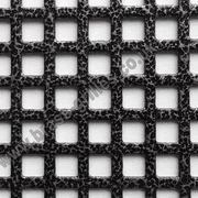 Small Squares 6mm Pewter Grille Powder Coated Steel Sheet 1000mm x 660mm x 1mm