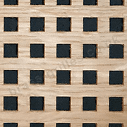Square Hole 8mm Oak Veneered MDF Grille Decorative Screening Panel 1800mm x 600mm x 4mm