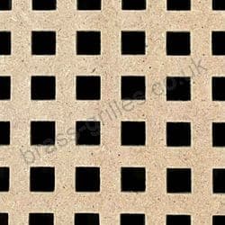 Square Hole 8mm Unfinished MDF Grille Decorative Screening Panel  Sheet 1830mm x 610mm x 4mm