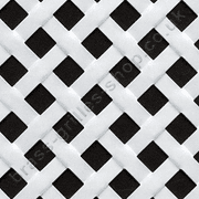 Woven Effect Diamond White Powder Coated Aluminium Grille Sheet 1000mm x 660mm x 2mm