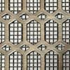Honeycomb Antique Brass Grille with Large Mesh Backing