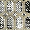 Honeycomb Polished Brass Grille with Fine Mesh Backing