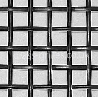 Interwoven Bronze Grille - 3mm Reeded Wire 10mm Square
